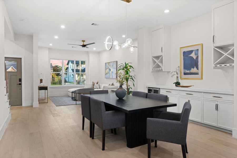 Furnished interior view inside a new home in , Houston (Image 9). Furnished interior view inside a new home in , Houston (Image 9).