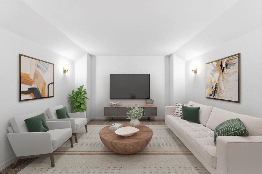 Furnished interior view inside a new home in Austin Point, Richmond (Image 15).