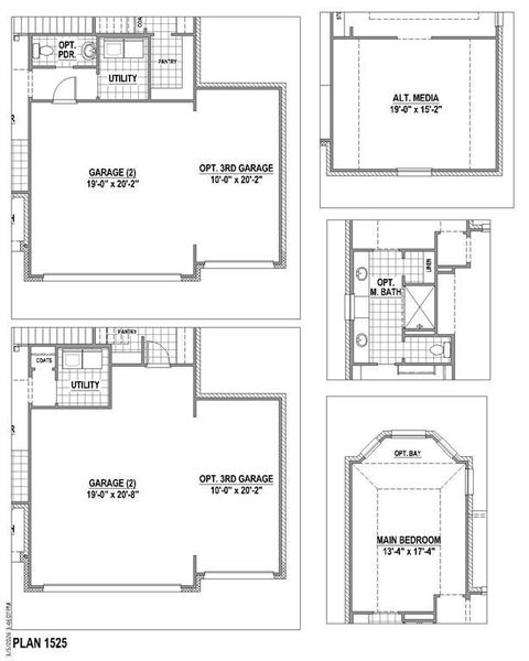 Floor plan options
