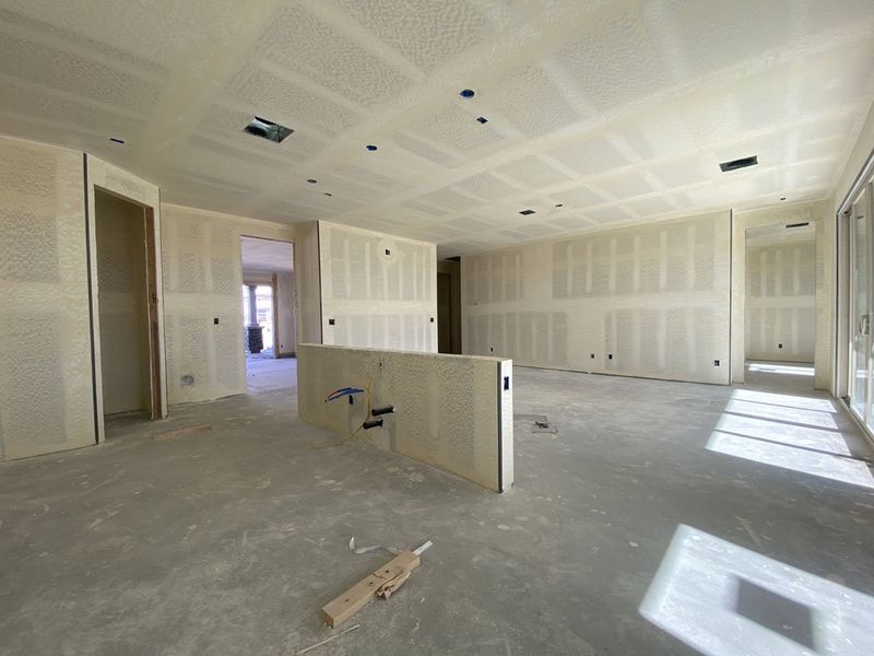 Kitchen looking into great room