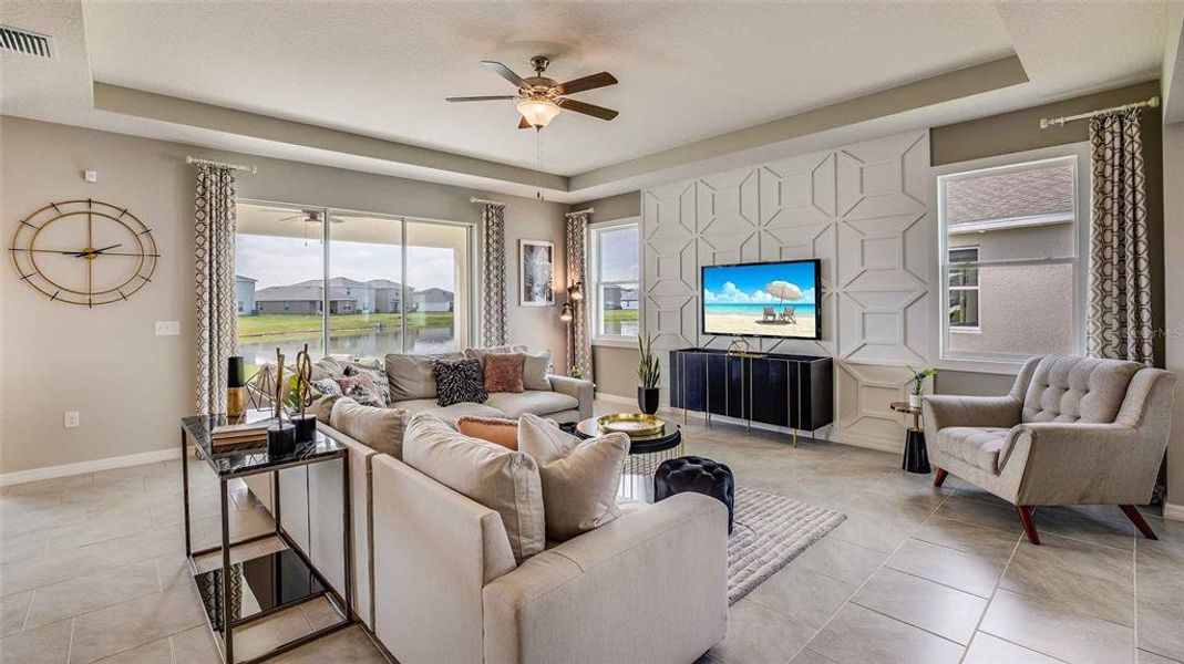Furnished interior view inside a new home in , Wesley Chapel (Image 7).