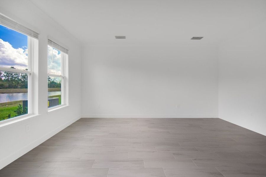 Spacious, unfurnished interior of a new home in Harvest at Ovation, Winter Garden (Image 23). Spacious, unfurnished interior of a new home in Harvest at Ovation, Winter Garden (Image 23).