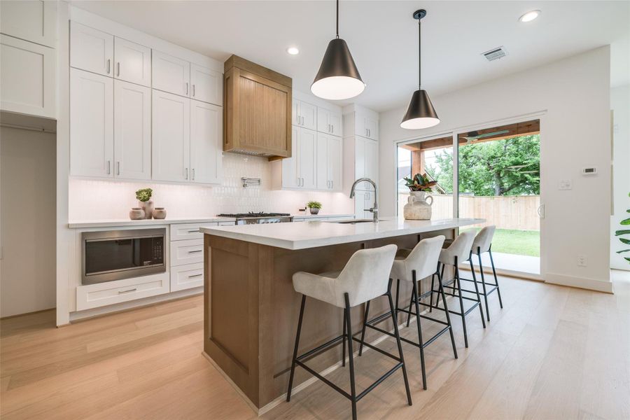 Furnished interior view inside a new home in , Houston (Image 9).