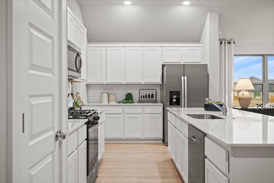 Furnished interior view inside a new home in Trinity Ranch, Elgin (Image 3).