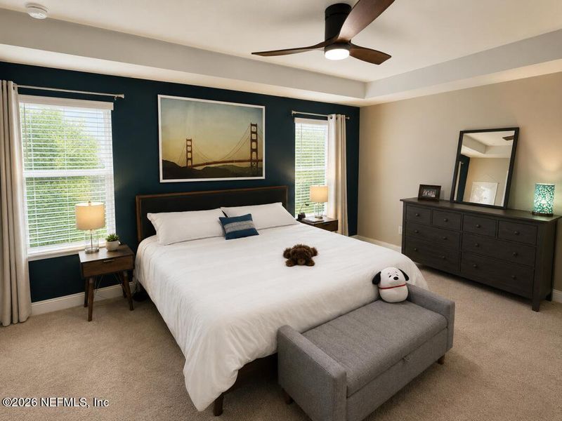 Furnished interior view inside a new home in Wells Creek, Jacksonville (Image 4).