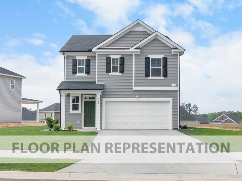 The 1684 Plan Elevation A | Functional & Maximized Space designed by Ivey Homes The 1684 Plan Elevation A | Functional & Maximized Space designed by Ivey Homes