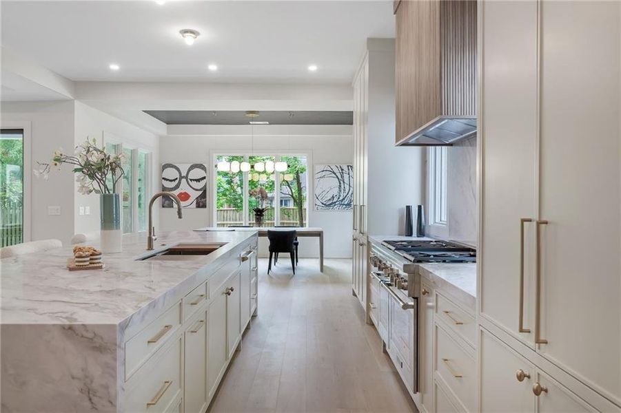 Furnished interior view inside a new home in , Atlanta (Image 32).