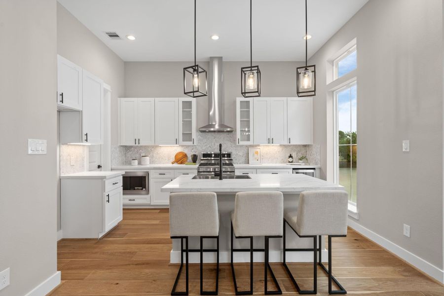 Furnished interior view inside a new home in , Houston (Image 29).