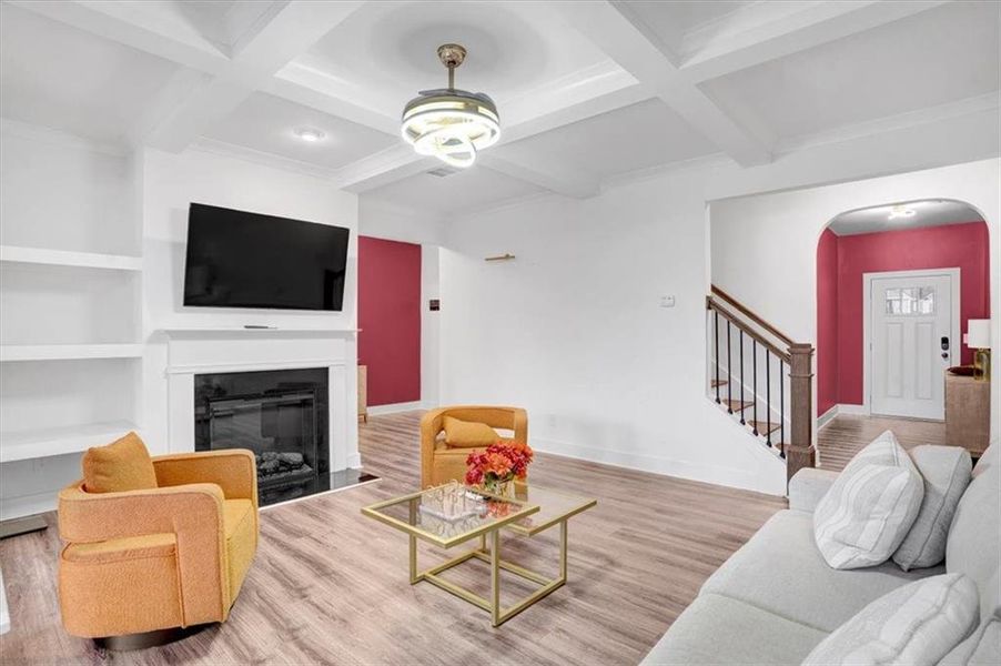 Furnished interior view inside a new home in Renaissance at South Park, Fairburn (Image 6).