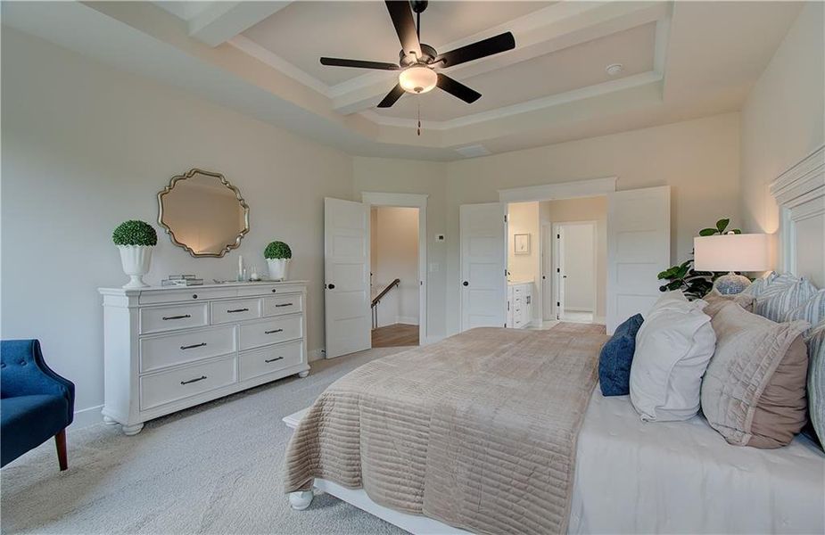 Furnished interior view inside a new home in Rosewood Lake Estates, Hoschton (Image 33).