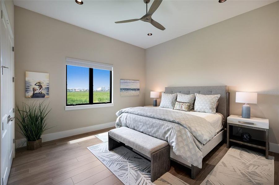 Furnished interior view inside a new home in , Palmetto (Image 36).