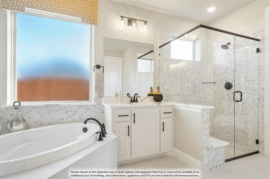 Furnished interior view inside a new home in Timberbrook, Justin (Image 14).