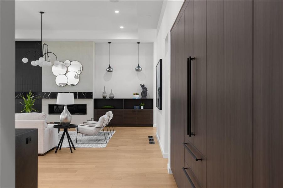 Furnished interior view inside a new home in , Atlanta (Image 14). Furnished interior view inside a new home in , Atlanta (Image 14).