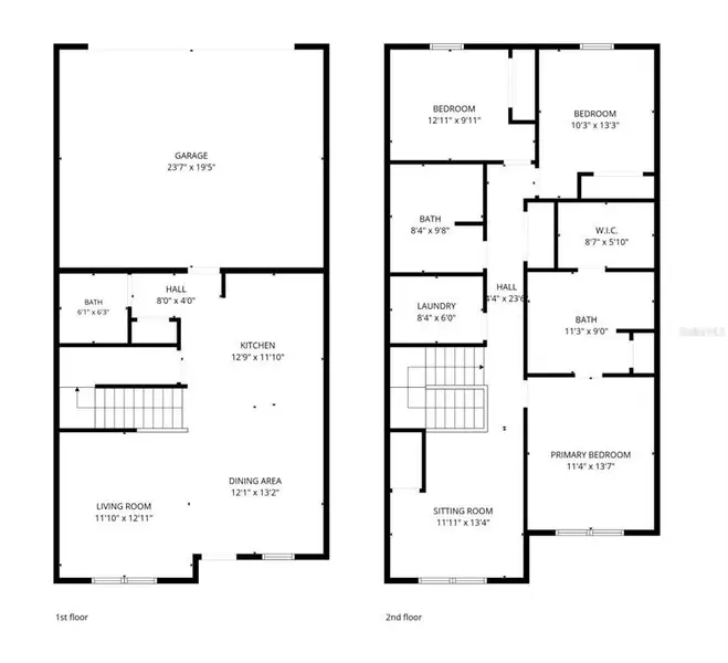 2D floor plan layout of this home in , Harmony, FL (Image 4). 2D floor plan layout of this home in , Harmony, FL (Image 4).