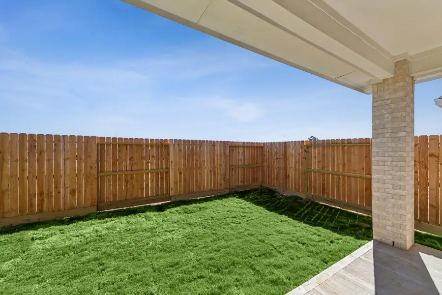 Enjoy relaxing on the covered patio Enjoy relaxing on the covered patio