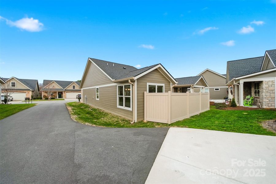 Exterior details and patio area of a home in , Hickory (Image 28). Exterior details and patio area of a home in , Hickory (Image 28).