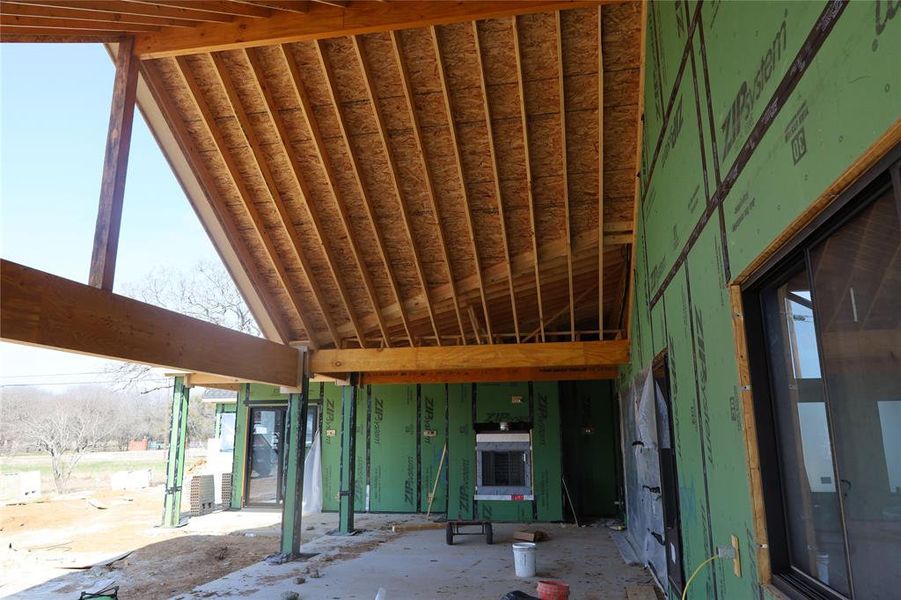 In-progress construction of a new home in , Joshua, TX (Image 3).