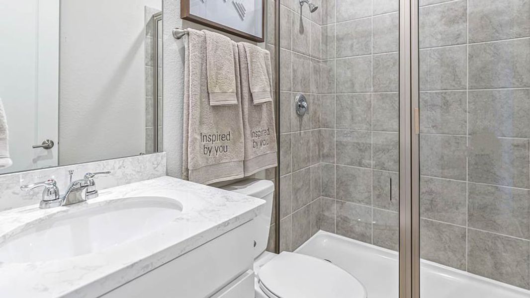Furnished interior view inside a new home in Trillium, Richmond (Image 12).