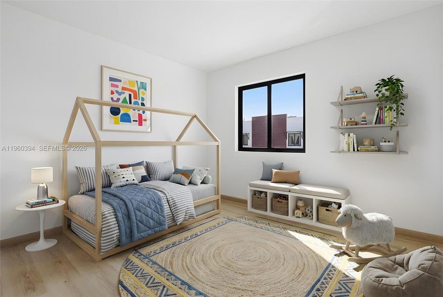 Furnished interior view inside a new home in , Florida City (Image 17).