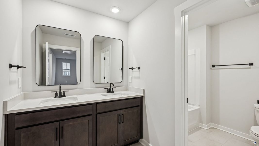 Representative furnished interior of a home built from the Dijon B by D.R. Horton in Harvest Point, Spring Hill (Image 16). Representative furnished interior of a home built from the Dijon B by D.R. Horton in Harvest Point, Spring Hill (Image 16).