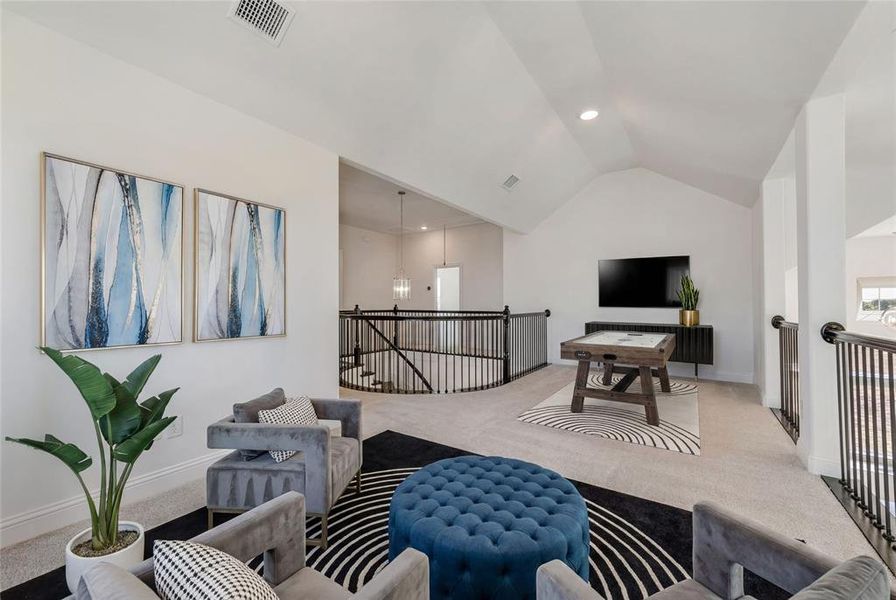 Furnished interior view inside a new home in Goodland in Prairie Ridge, Venus (Image 15).