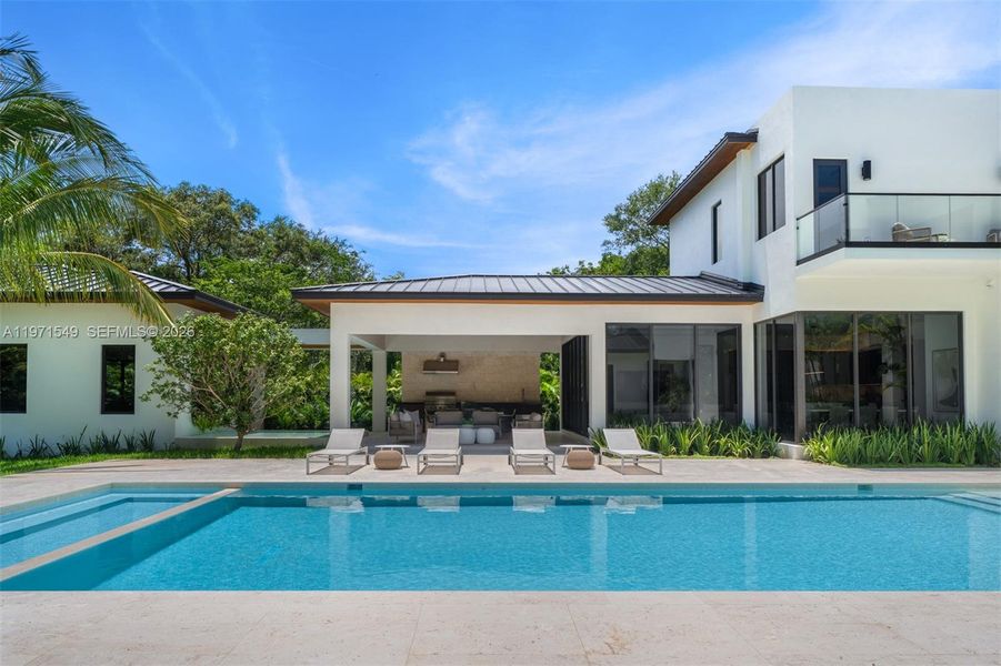 Exterior details and patio area of a home in , Pinecrest (Image 18). Exterior details and patio area of a home in , Pinecrest (Image 18).