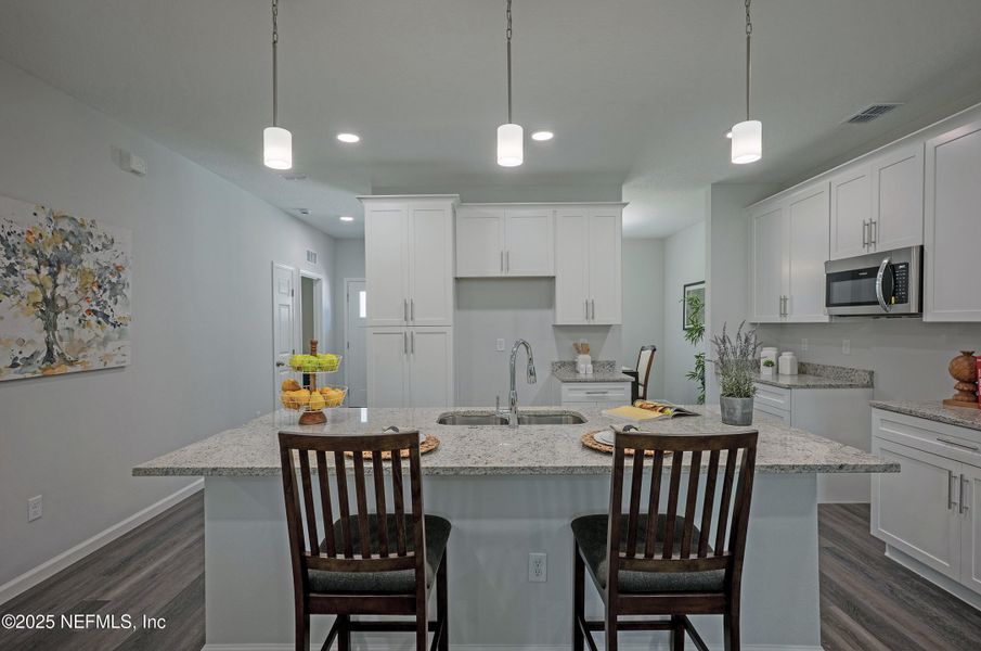 Furnished interior view inside a new home in , Jacksonville (Image 32).