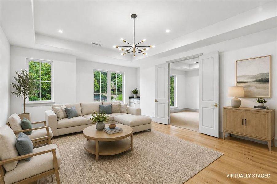 Game room - virtually staged