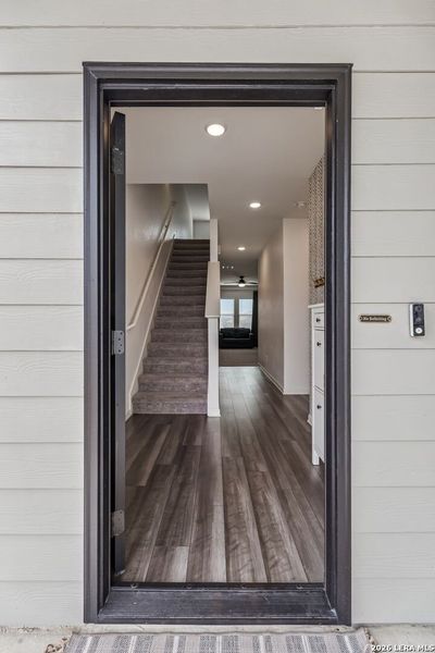 Exterior details and patio area of a home in Liberte, Converse (Image 25). Exterior details and patio area of a home in Liberte, Converse (Image 25).