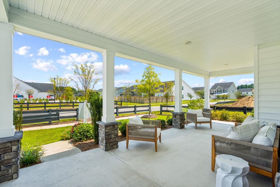 Exterior details and patio area of a home in , Summerville (Image 23). Exterior details and patio area of a home in , Summerville (Image 23).