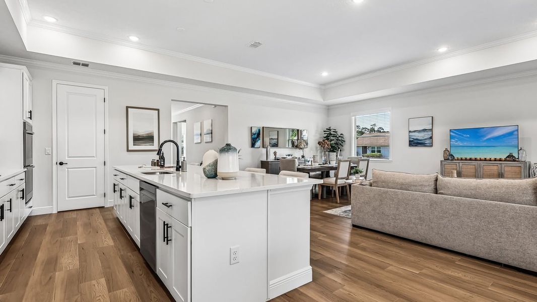 Representative furnished interior of a home built from the Venice by Maronda Homes in Malabar Springs, Palm Bay (Image 10).