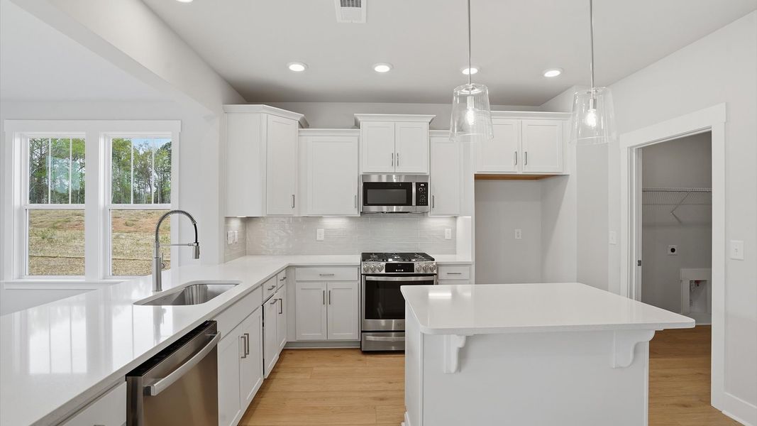 Furnished interior view inside a new home in Harrier Point, Woodruff (Image 27).