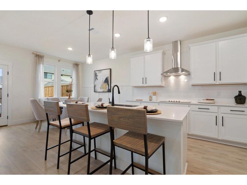 Furnished interior view inside a new home in Lake Park Villas, Wylie (Image 2). Furnished interior view inside a new home in Lake Park Villas, Wylie (Image 2).