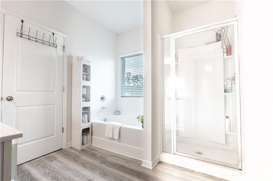 Furnished interior view inside a new home in Ellison Square, Sugar Hill (Image 22).