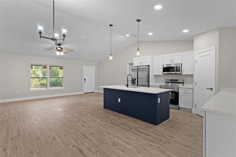 Furnished interior view inside a new home in , Citrus Springs (Image 11).