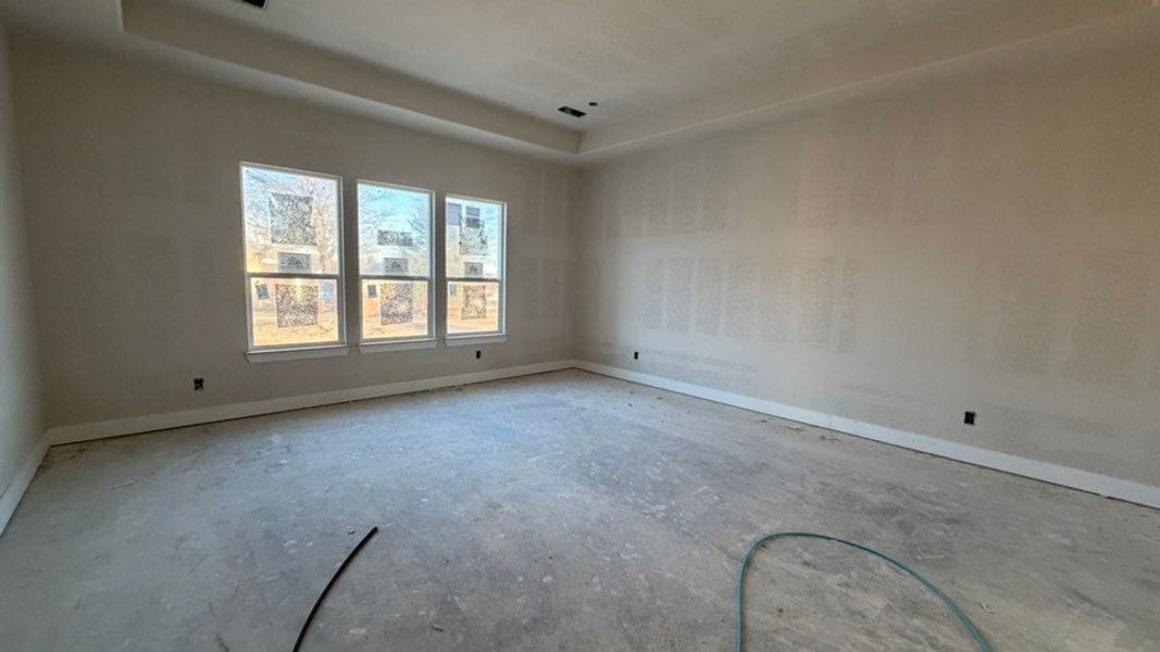 In-progress construction of a new home in Grayson Ridge, Van Alstyne, TX (Image 9).