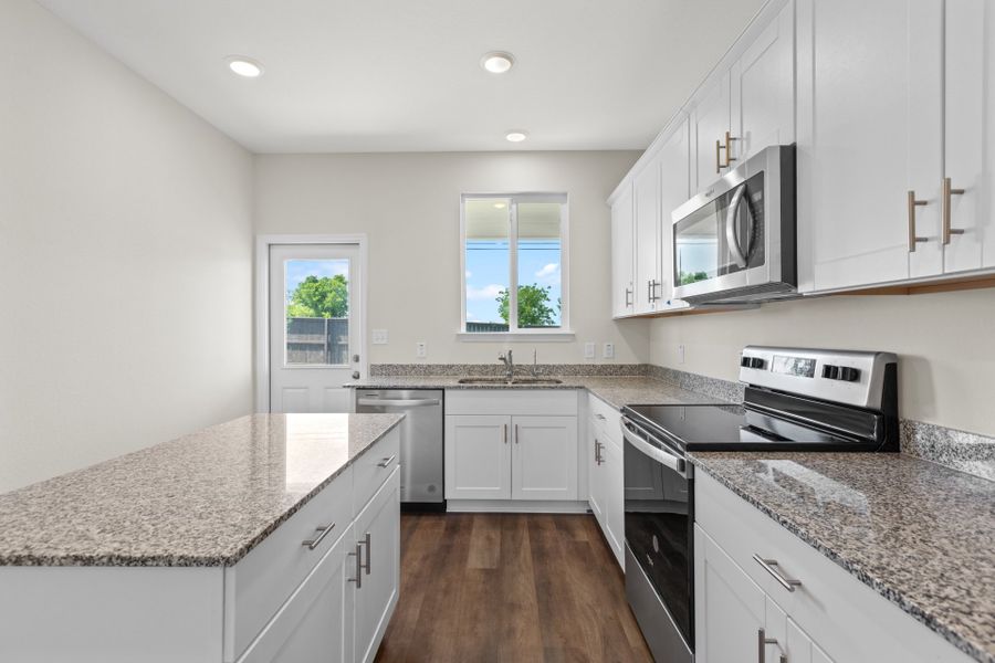 Kitchen with Abundant Cabinet Space