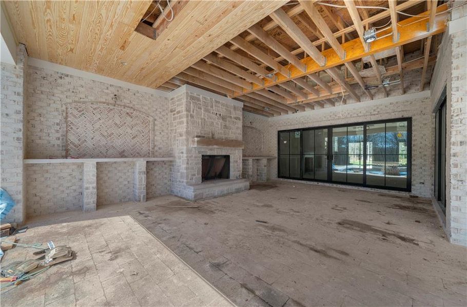 In-progress construction of a new home in , Canton, GA (Image 21).