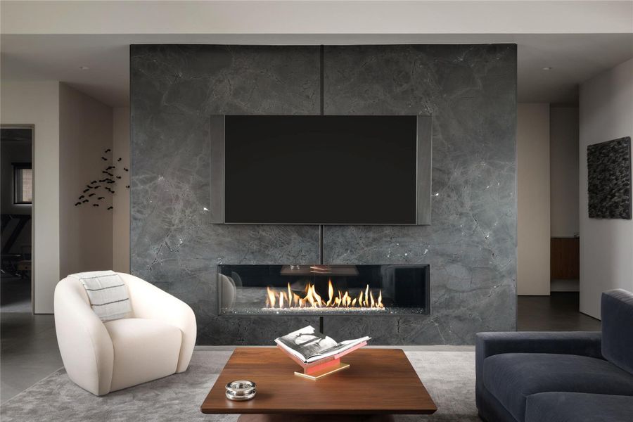 Furnished interior view inside a new home in , Austin (Image 8).