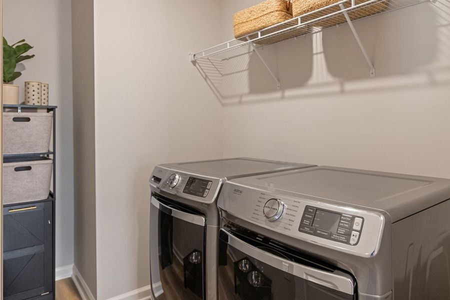 Dedicated laundry room