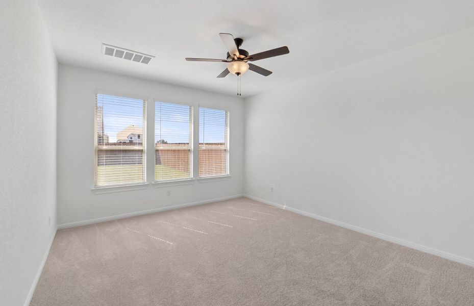 Spacious, unfurnished interior of a new home in Saddleback at Santa Rita Ranch, Liberty Hill (Image 43). Spacious, unfurnished interior of a new home in Saddleback at Santa Rita Ranch, Liberty Hill (Image 43).