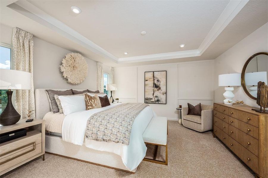 Furnished interior view inside a new home in Sanderling, Palmetto (Image 9).