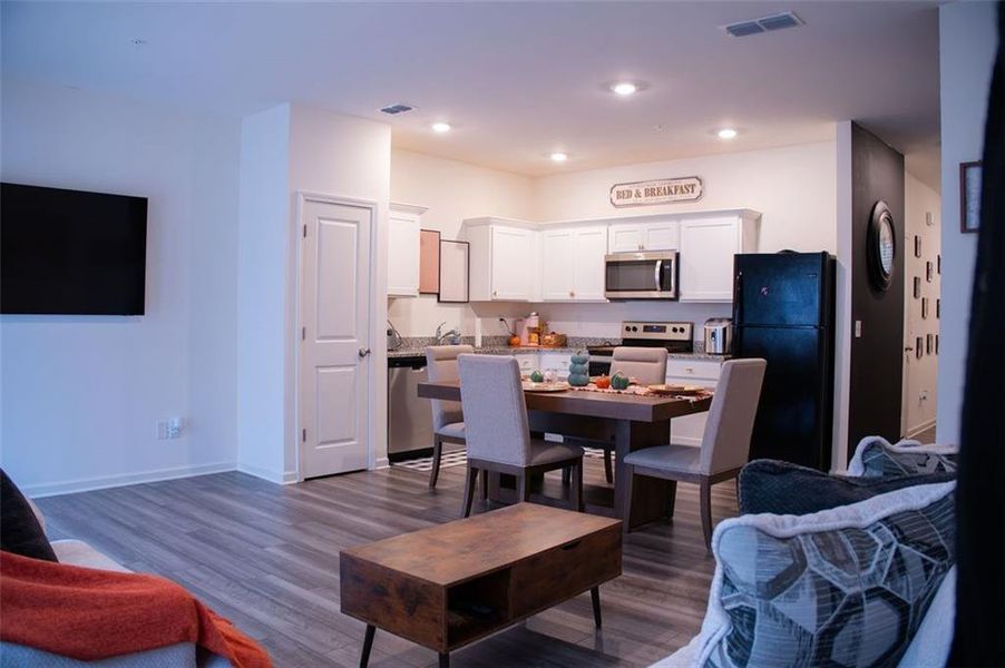 Furnished interior view inside a new home in , Palmetto (Image 6). Furnished interior view inside a new home in , Palmetto (Image 6).