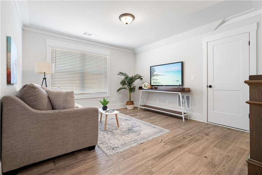 Furnished interior view inside a new home in , Monroe (Image 55).
