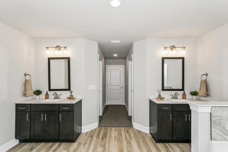 Furnished interior view inside a new home in Walther Reserve, Milton (Image 31).