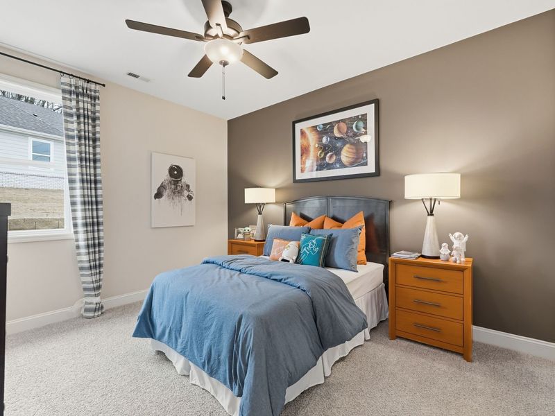 Representative furnished interior of a home built from the The Laurel J by Davidson Homes LLC in Bailey Park, Fayetteville (Image 11).