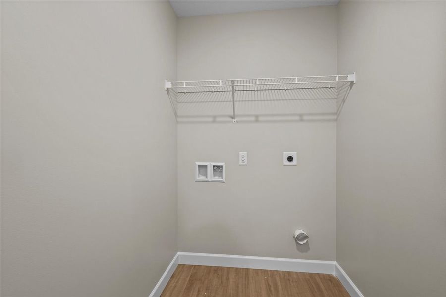 Representative unfurnished interior of a home built from the Iris by Enchanted Homes in Hampshire Heights, Moore (Image 24).