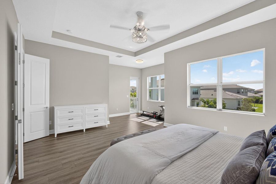 Furnished interior view inside a new home in , The Acreage (Image 67).