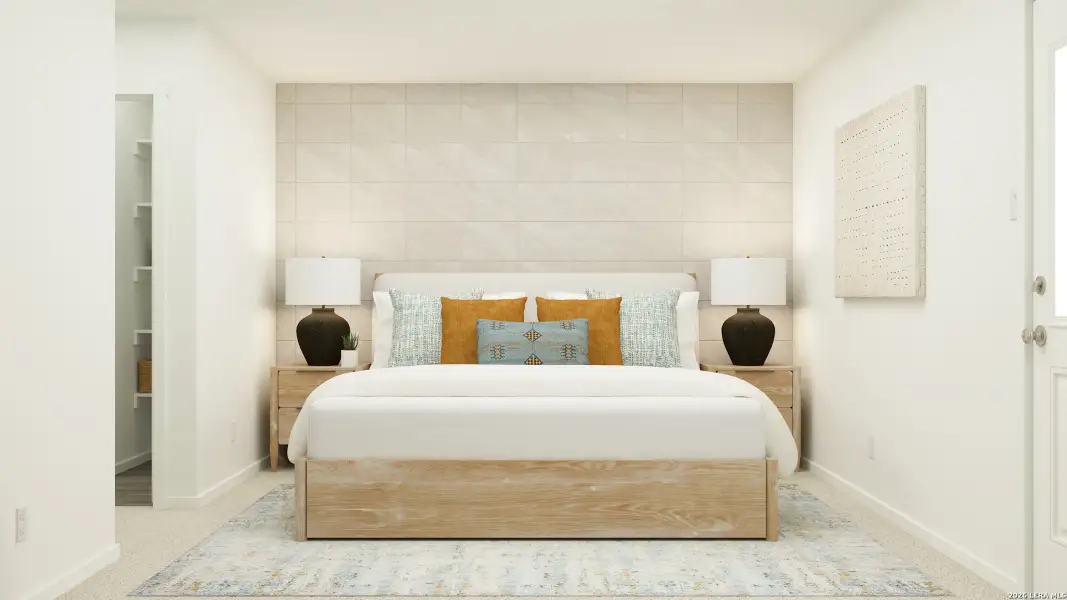 Furnished interior view inside a new home in Espada, San Antonio (Image 15).