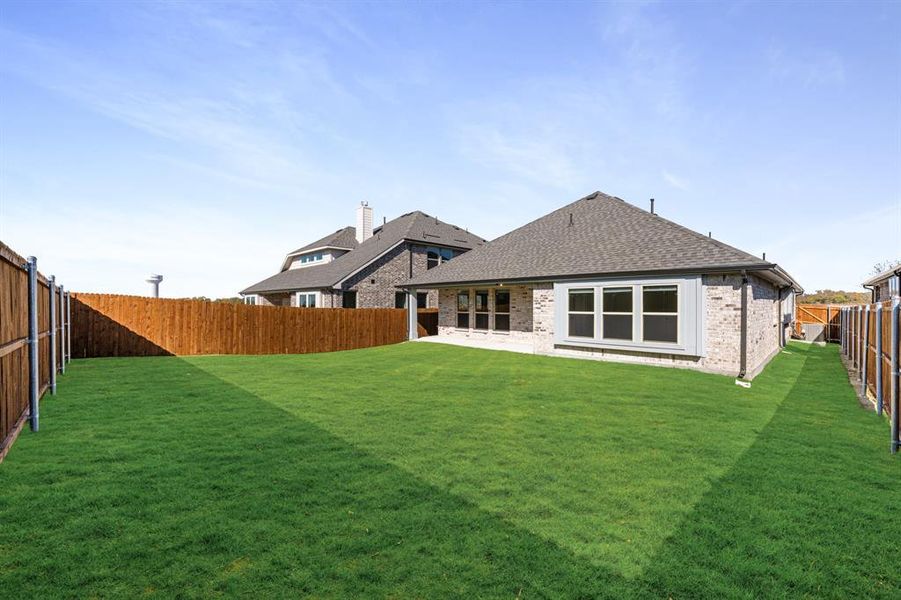 Exterior details and patio area of a home in Meadow Vista 50-55, Anna (Image 24). Exterior details and patio area of a home in Meadow Vista 50-55, Anna (Image 24).